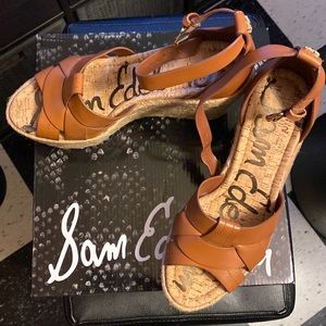 Sam Edelman Marietta woven leather wedges